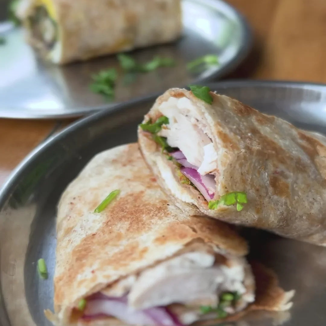 Chicken Tikka Snack Wrap Recipe by Satya Blends