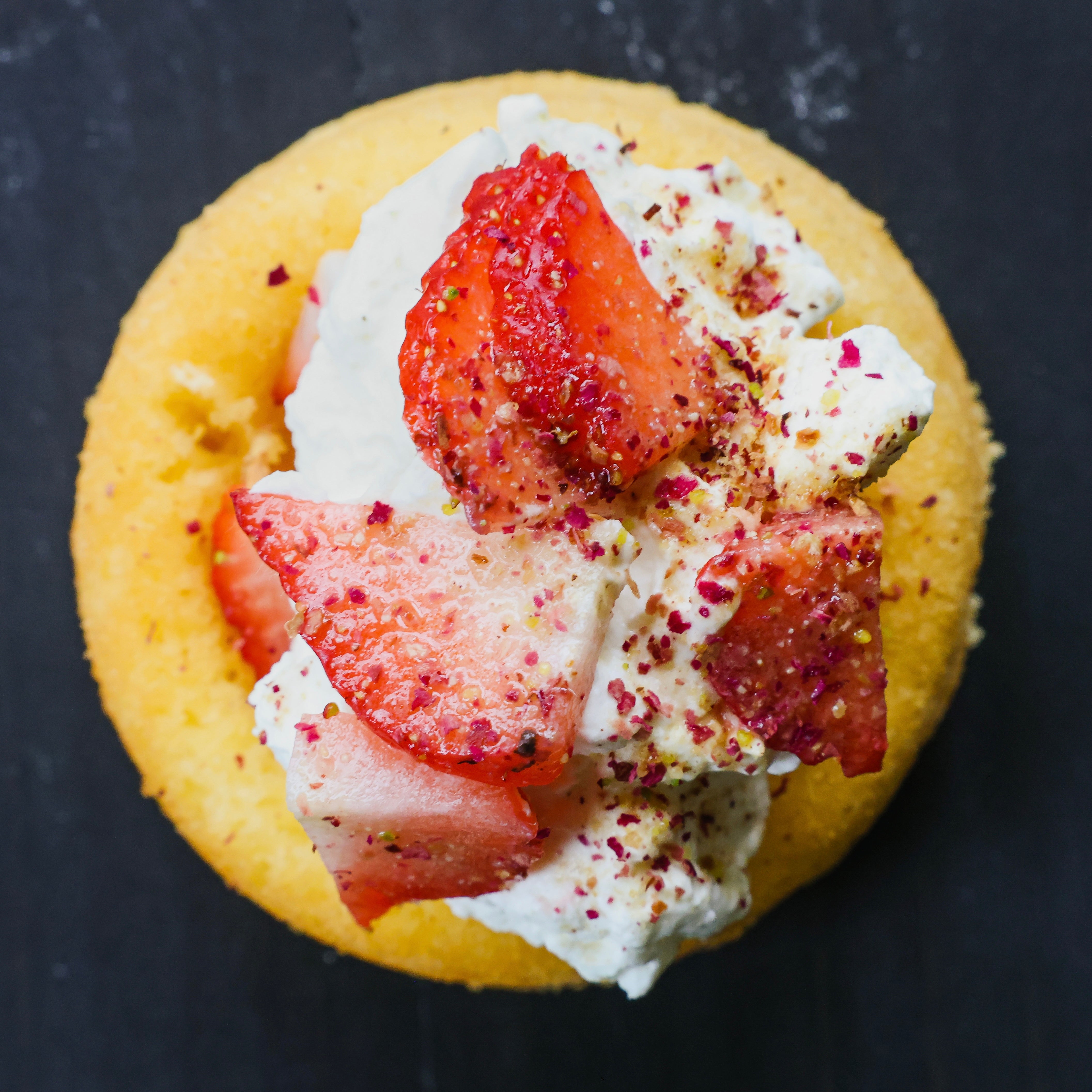 Rose Strawberry Shortcake