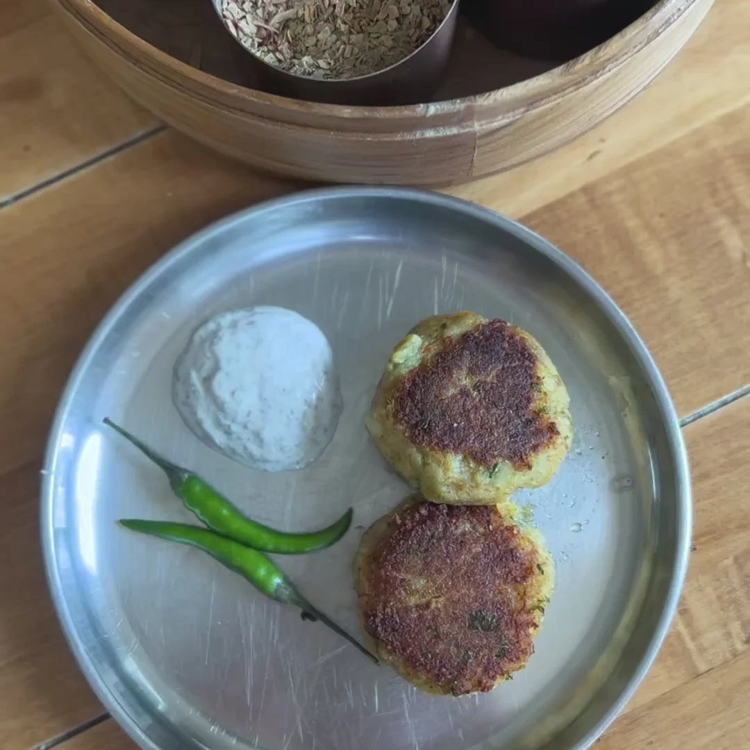 Potato Tikki Recipe by Satya Blends