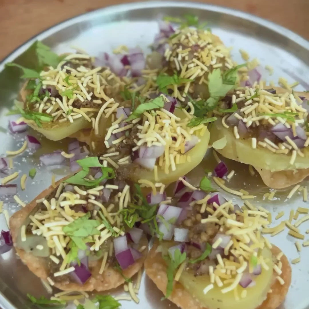 Sev Puri Recipe by Satya Blends