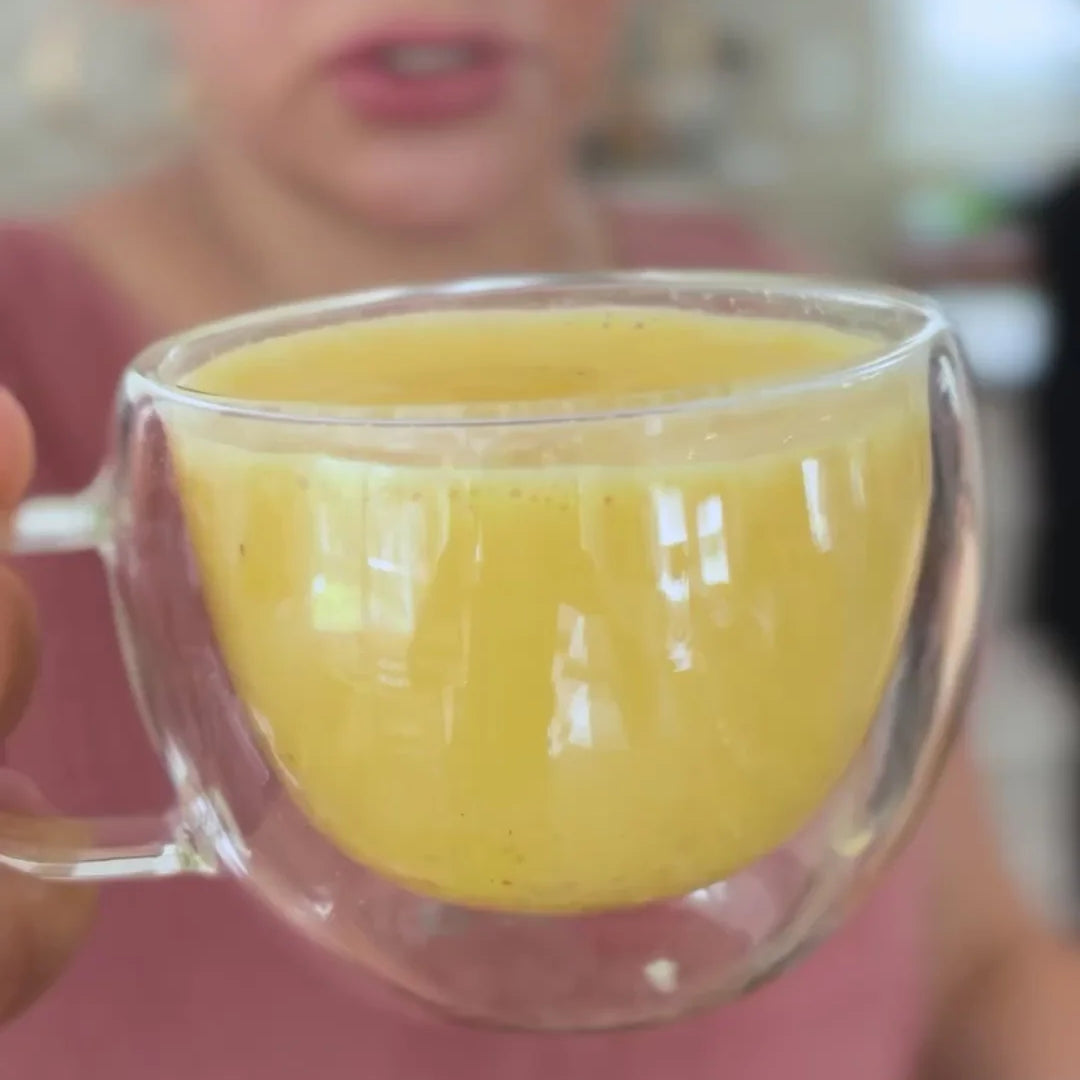 Golden Saffron Milk Recipe by Satya Blends