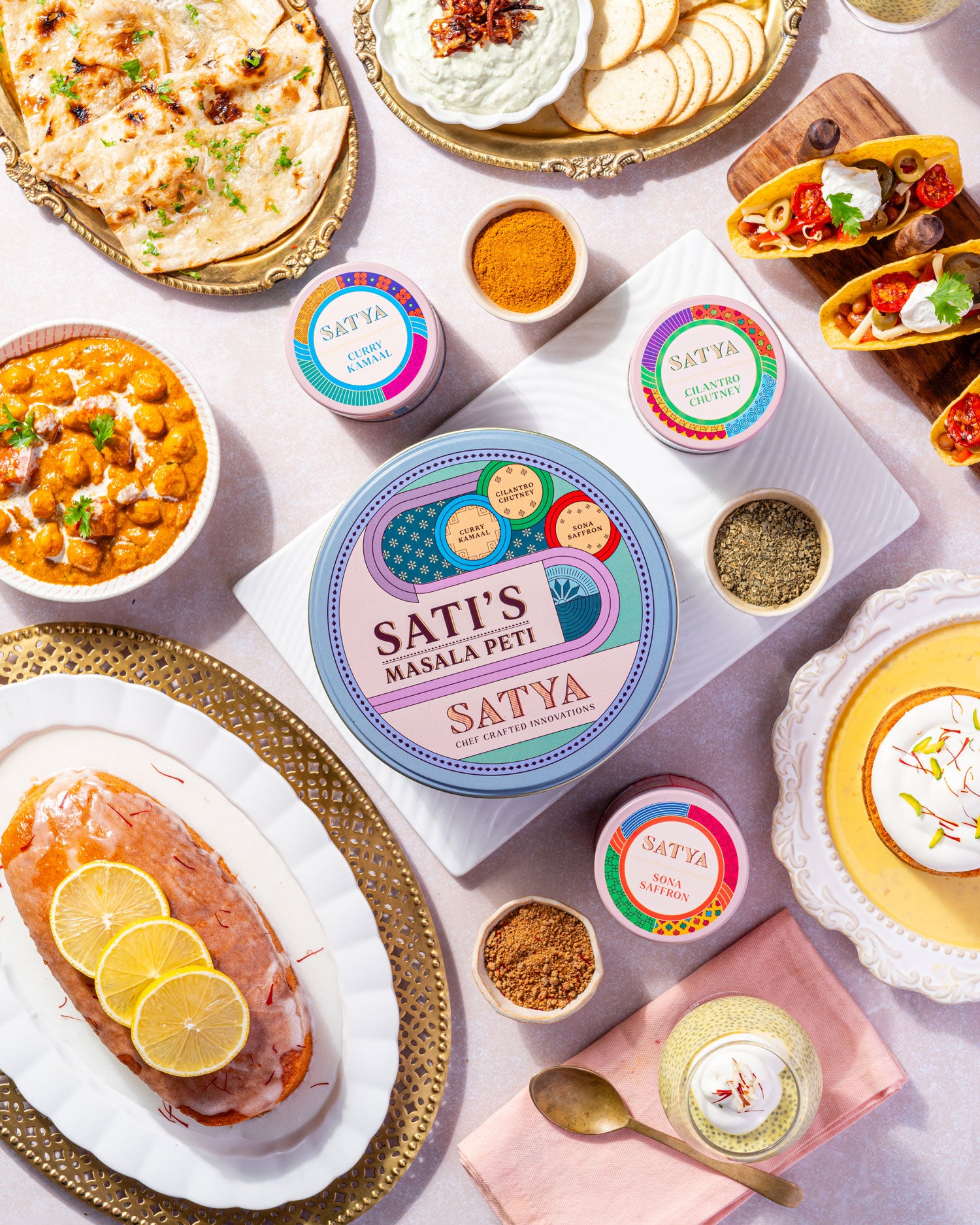 Sati's Masala Peti - Satya Blends Indian Spices